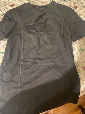 Lalabu Black V-Neck Dad Shirt